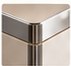 Metal retail fixture material detail