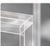 Acrylic & glass retail fixture material detail