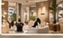 Retail fixture island display zone